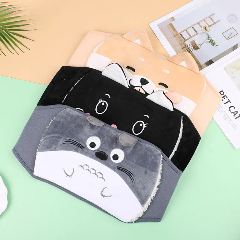 CozyWrap - Plyschbälte med påfyllningsbar varmvattenflaska